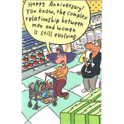 Greeting Card - Anniversary - Couple - Evolving - Front