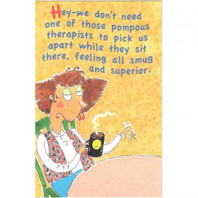 Greeting Card - Friend - Therapist Husbands - Front