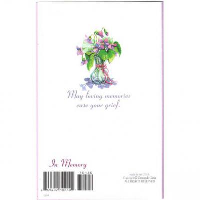 Greeting Card - Sympathy - Here for You - Back