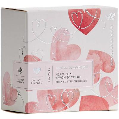 Pre de Provence Heart Shape Soap Bar Decorative Box - Lavender