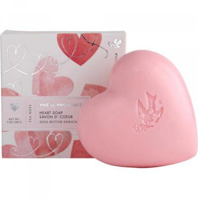 Pre de Provence Heart Shape Soap Bar and Decorative Box - Lavender