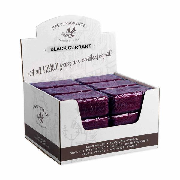 Pre de Provence Soap Black Currant 150 gram Bath Shower Bar Case of 18