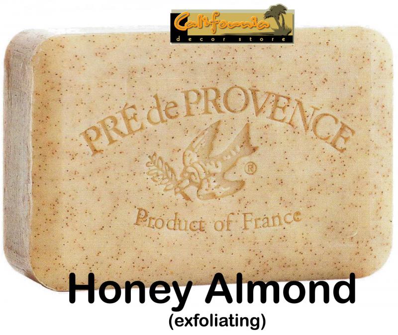 Pre de Provence Soap Honey Almond 150 gram exfoliating Bath Shower Bar