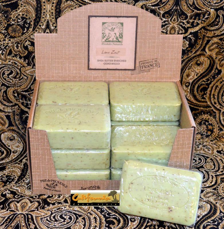 Pre de Provence Soap Lime Zest 250 gram Bath Shower Bar Case of 12