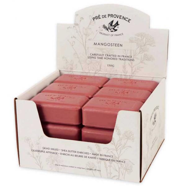 Pre de Provence Soap Mangosteen 150 gram Bath Shower Bar Case of 18