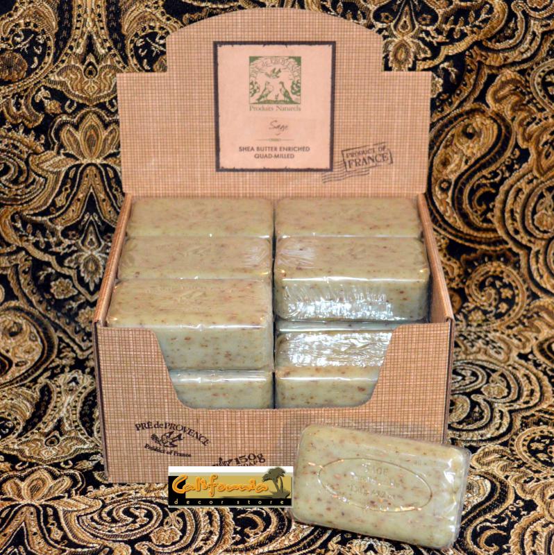 Pre de Provence Soap Sage 150 gram Bath Shower Bar Case of 18