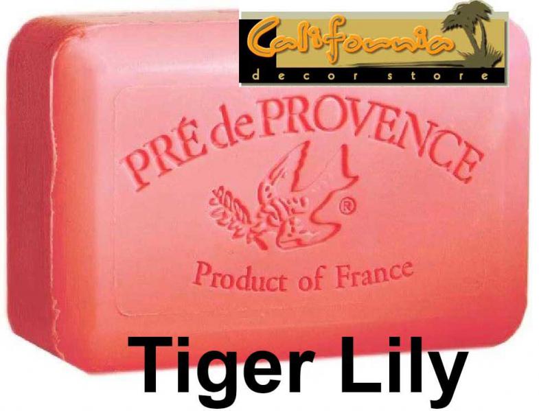 Pre de Provence Soap Tiger Lily 150 gram lathering Bath Shower Bar