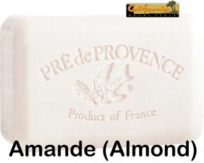 Pre de Provence Soap Amande Almond 250 gram lathering Bath Shower Bar