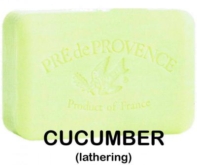 Pre de Provence Soap Cucumber 250 gram lathering Bath Shower Bar