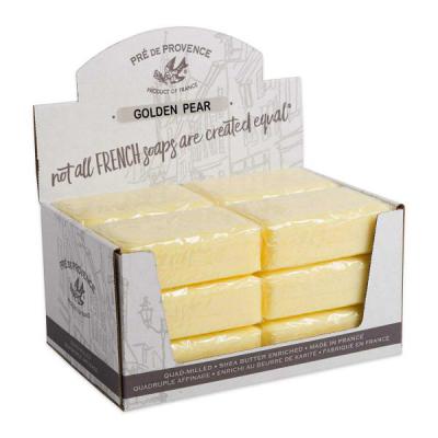 Pre de Provence Soap Golden Pear 250 gram Bath Shower Bar Case of 12
