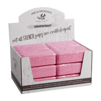 Pre de Provence Soap Grapefruit Citrus 250 gram Bath Shower Bar Case of 12
