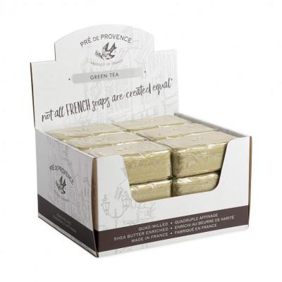 Pre de Provence Soap Green Tea 150 gram Bath Shower Bar Case of 18