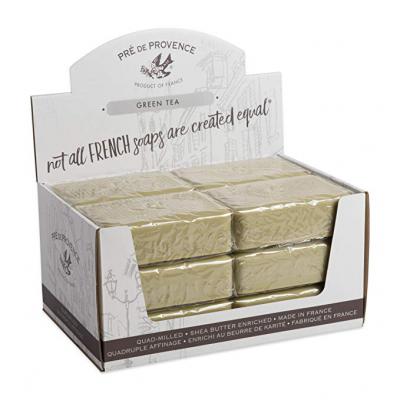 Pre de Provence Soap Green Tea 250 gram Bath Shower Bar Case of 12