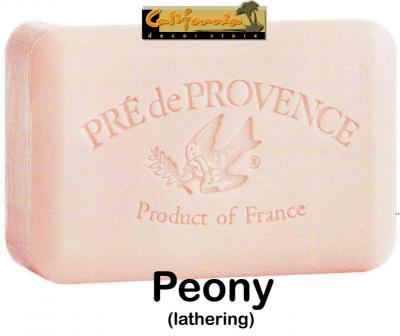 Pre de Provence Soap Peony 150 gram lathering Bath Shower Bar