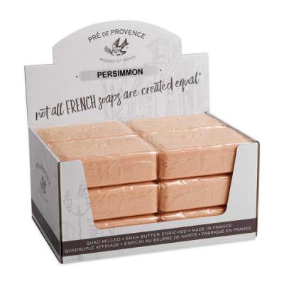 Pre de Provence Soap Persimmon 250 gram Bath Shower Bar Case of 12