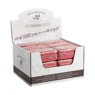 Pre de Provence Soap Raspberry 150 gram Bath Shower Bar Case of 18