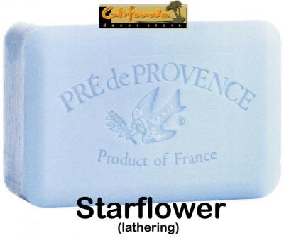 Pre de Provence Soap Starflower 150 gram lathering Bath Shower Bar