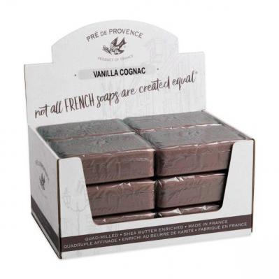 Pre de Provence Soap Vanilla Cognac 250 gram Bath Shower Bar Case of 12