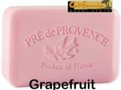 Pre de Provence Grapefruit Soap Bar. Scent of sweet Pink Grapefruit. Sweeter scent than Agrumes (lathering)