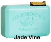 Pre de Provence Jade Vine Soap Bar. Unique ivy scent popular with people that like to garden (lathering)