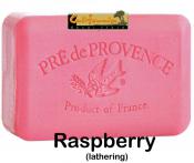 Pre de Provence Soap Raspberry 150 gram lathering Bath Shower Bar