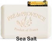 Pre de Provence Sea Salt Soap Bar. Amazingly accurate scent of salt - like sniffing a Morton or Leslie Salt container! (lathering)