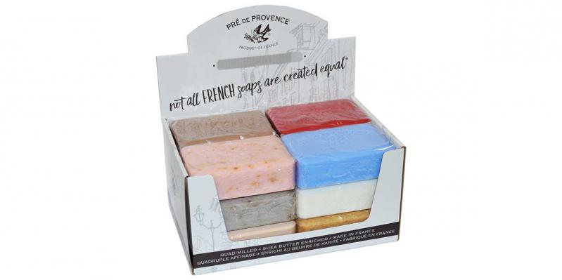 Pre de Provence Assorted Heritage Series 250 Gram Soap Bars Case