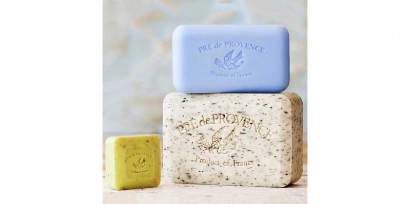 Pre de Provence Soap Bars in 25, 150, and 250 gram sizes