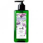 Via Mercato Liquid Soap No.4 Violets, Magnolia, Amber - 12 Ounce
