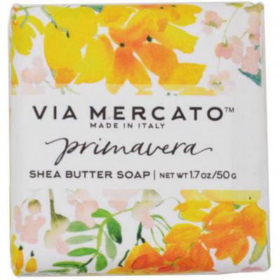 Via Mercato Soap Primavera Spring Flowers Gift Set Box Summer Soleil