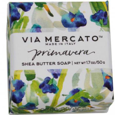 Via Mercato Soap Primavera Spring Flowers Gift Set Box Sunkissed Snowdrops